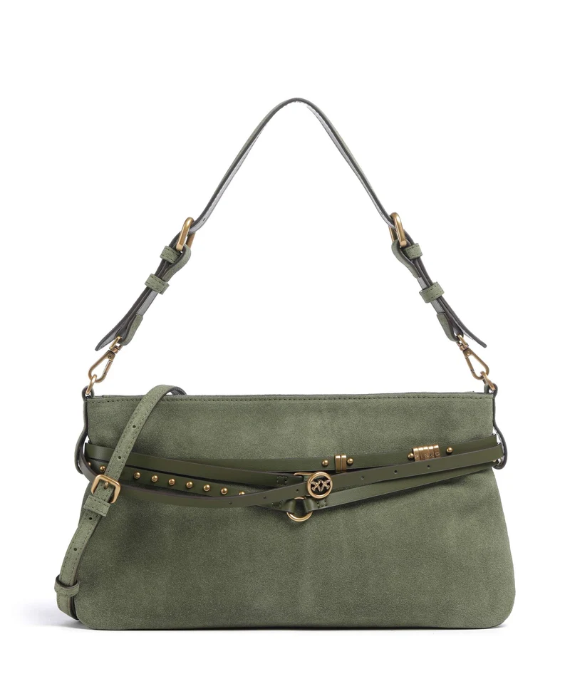 Pinko Belt Classic Bolso de hombro oliva capulet/antique gold