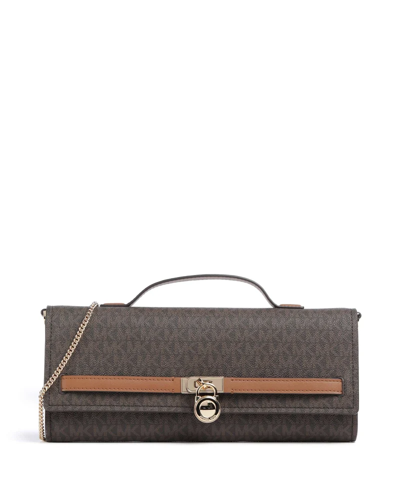 Michael Kors Hamilton Moderne Medium Bolso de hombro brown/acorn