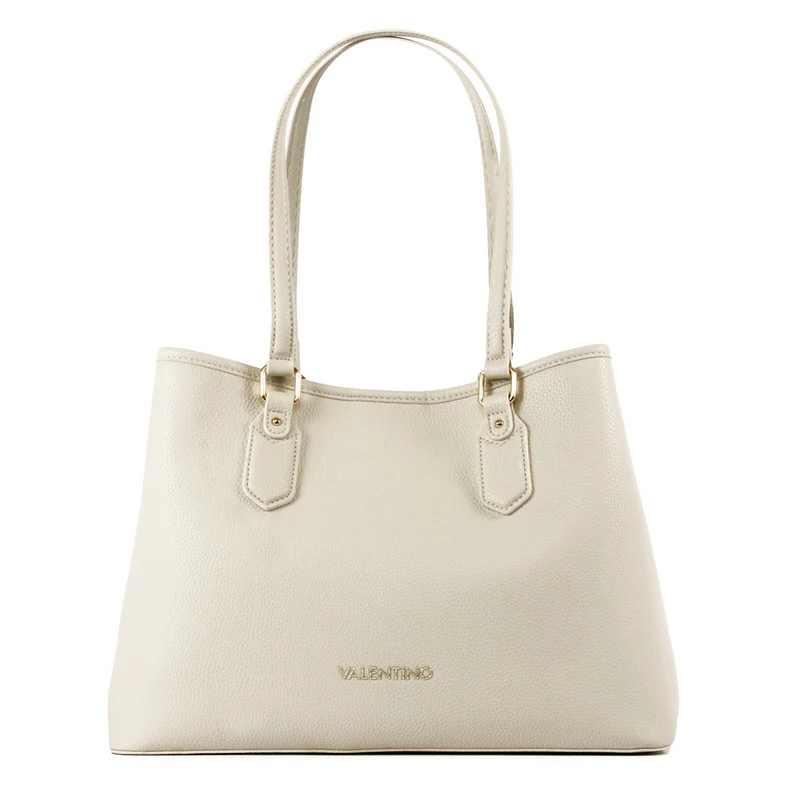 Valentino Bags Brixton Ecru Shopper VBS7LX01ECRU