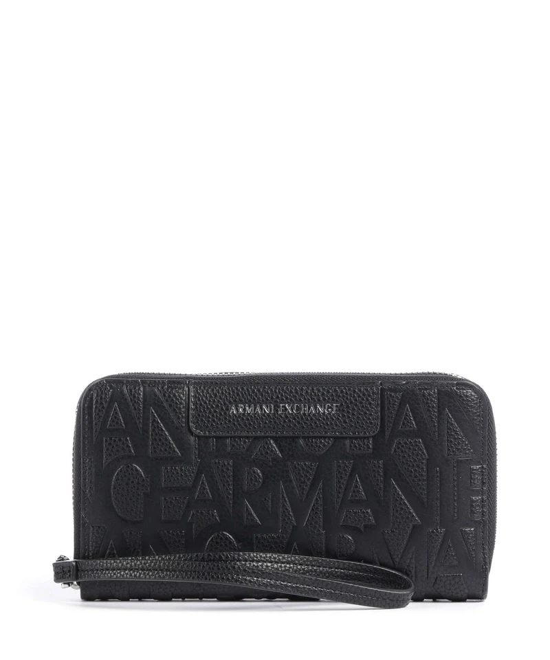 Armani Exchange Liz Monogram Monedero black