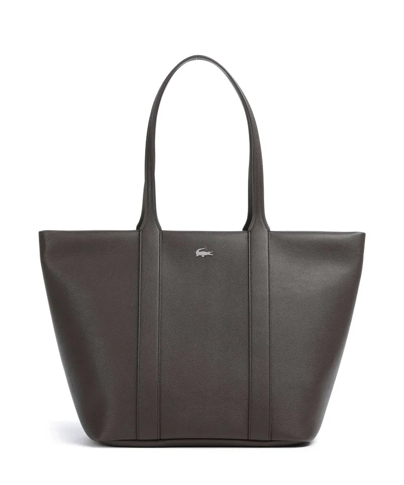 Lacoste Authentic Bolsa shopping dark brown