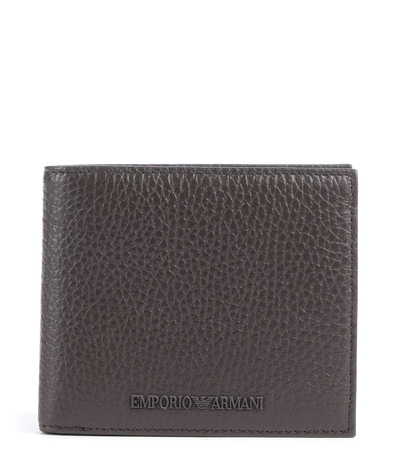 Emporio Armani Business Regenerated Monedero black coffee