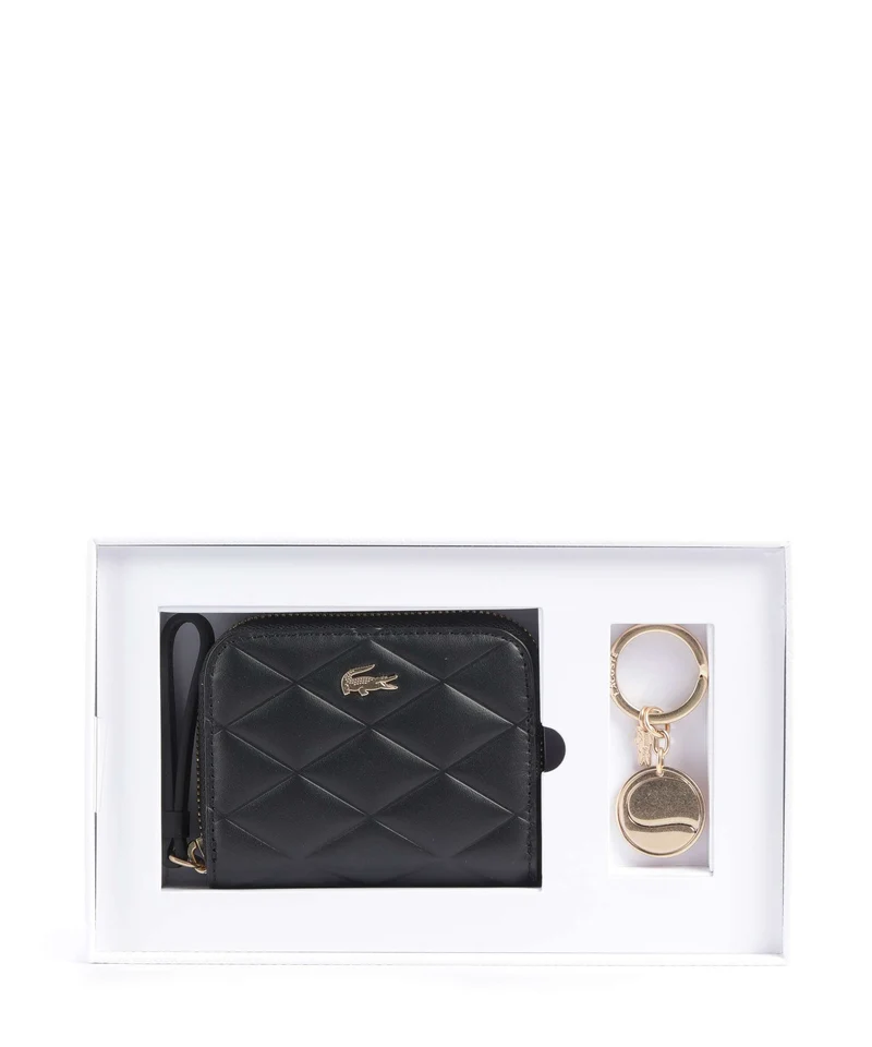 Lacoste Crocodelle Monedero noir