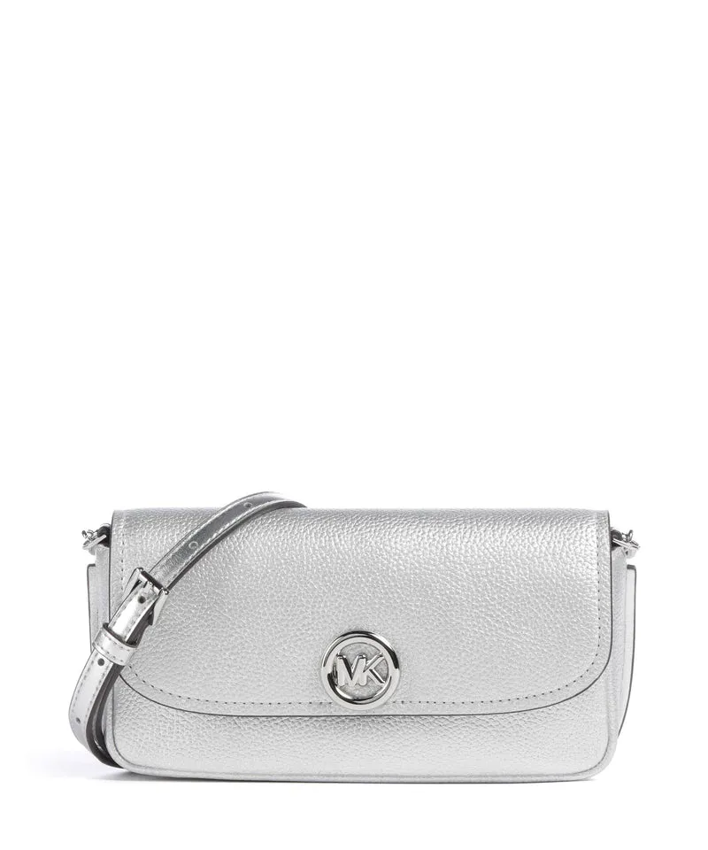 Michael Kors Nolita Small Bandolera silver