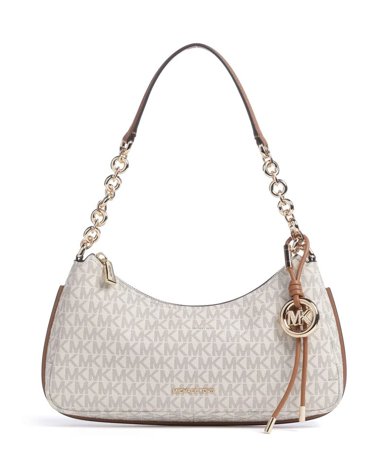 Michael Kors Nolita Medium Bolso de hombro vanilla/acrn