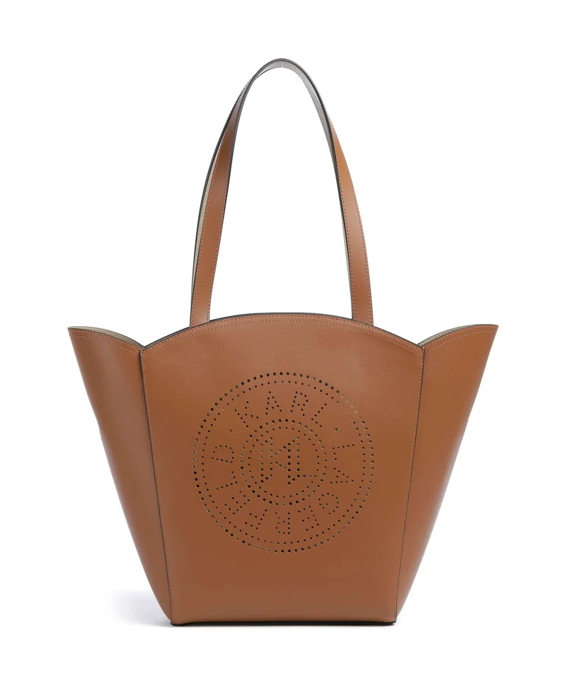 Karl Lagerfeld K/Circle Medium Bolsa shopping dark tan