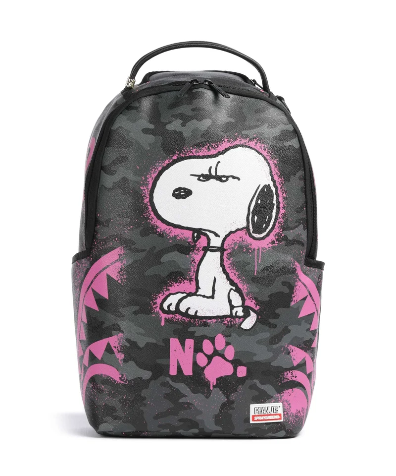 Sprayground Snoopy Pink Stencil Mochila multicolour