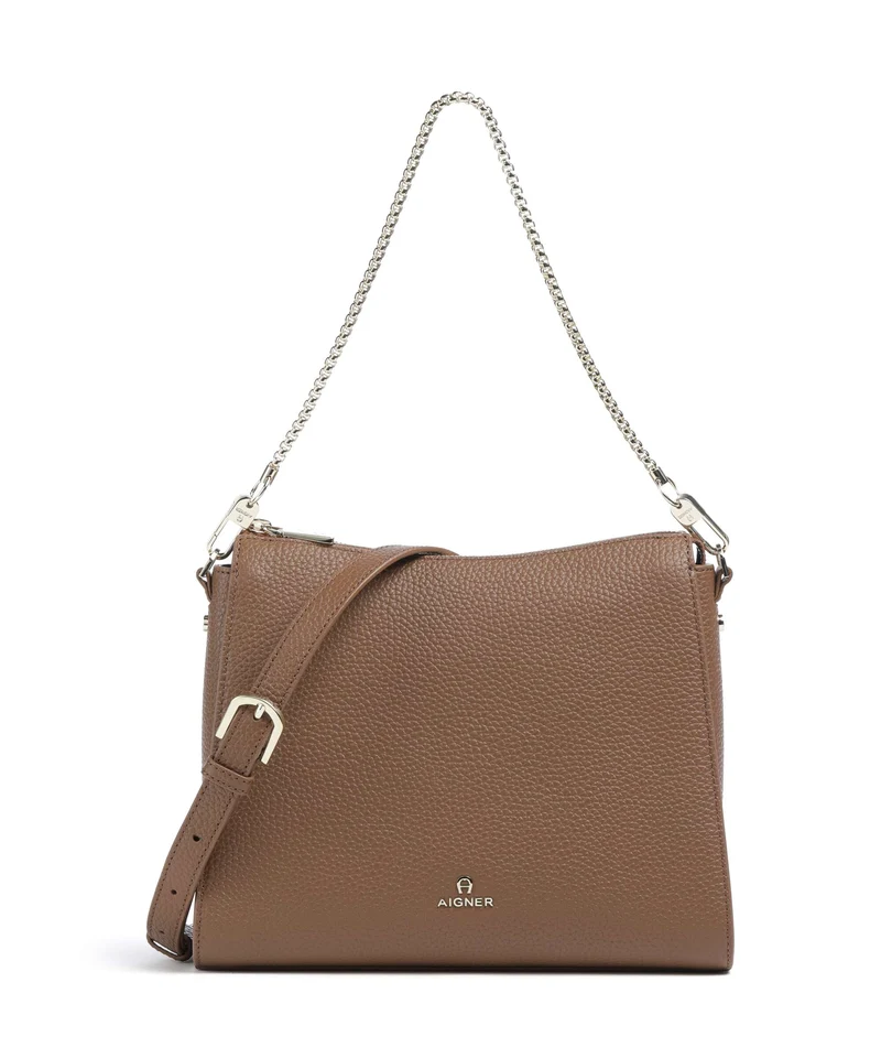 Aigner Ivy M Bolso de hombro saddle brown