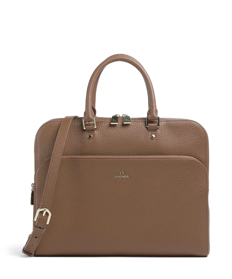 Aigner Ivy L Maletín saddle brown