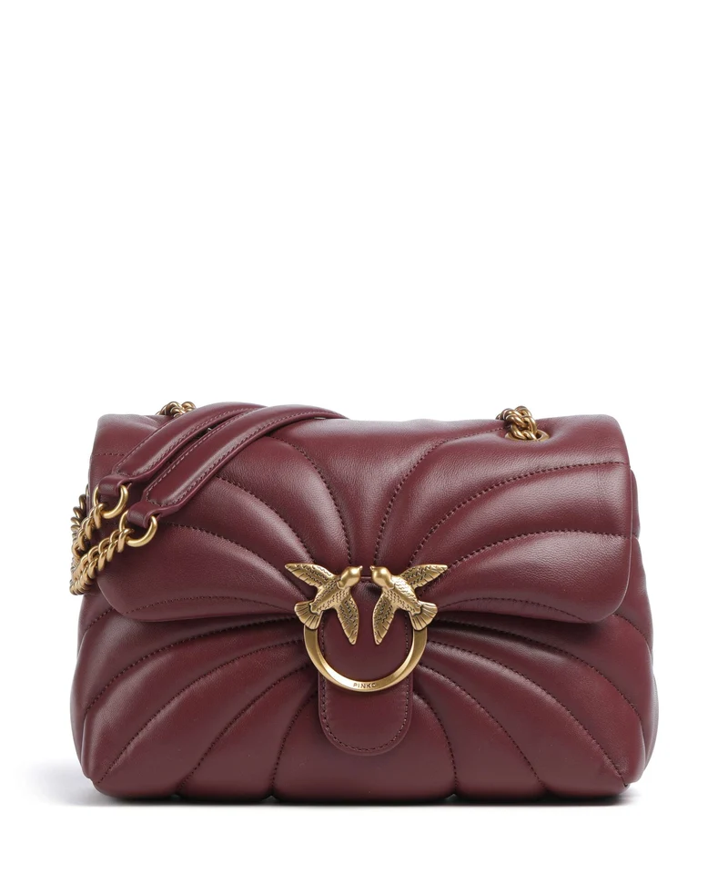 Pinko Love Puff Classic Bolso de hombro ribes intenso/antique gold