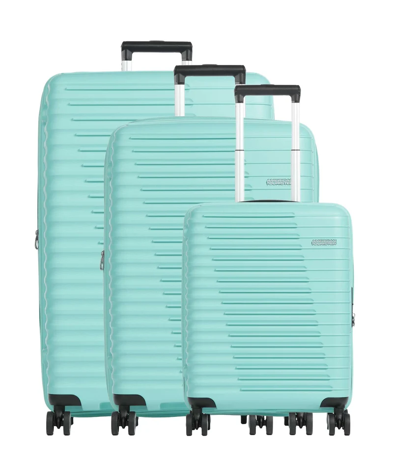 American Tourister Roadrush Juego de maletas (4 ruedas) aqua turquoise
