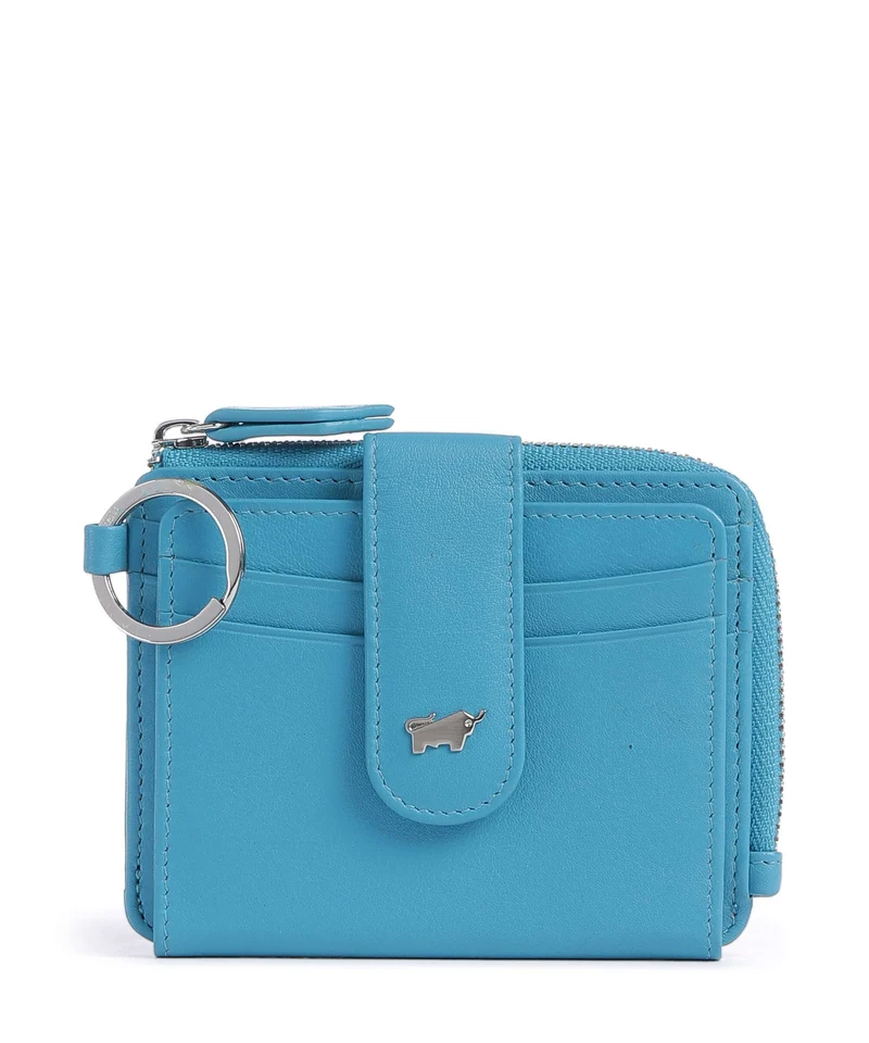 Braun Büffel Joy Tarjetero indigo blue