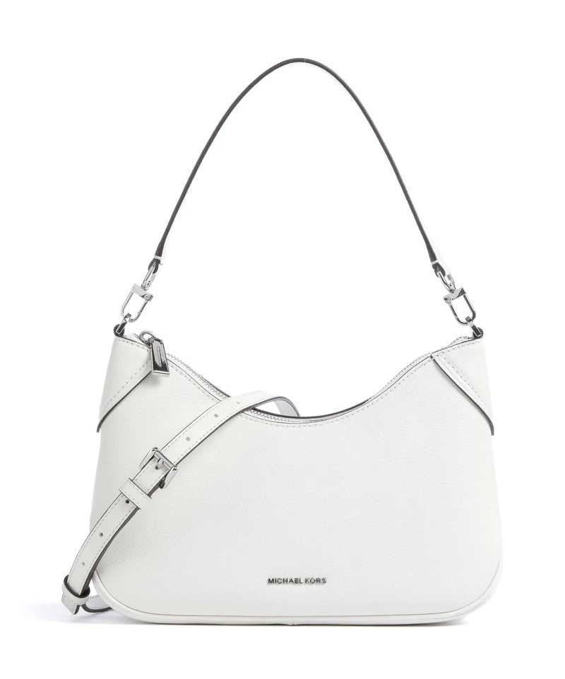 Michael Kors Jet Set Medium Bolso de hombro optic white