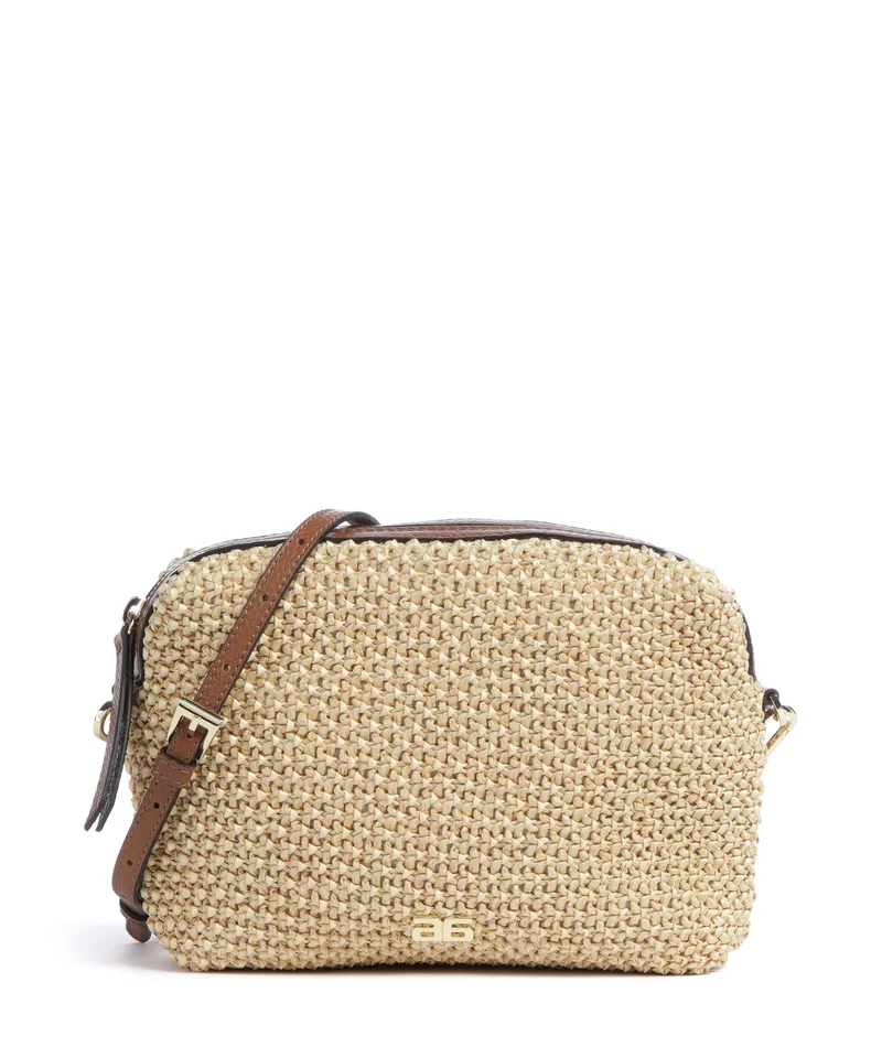Abro Maglia Raffia Kaia Bandolera natural/nut