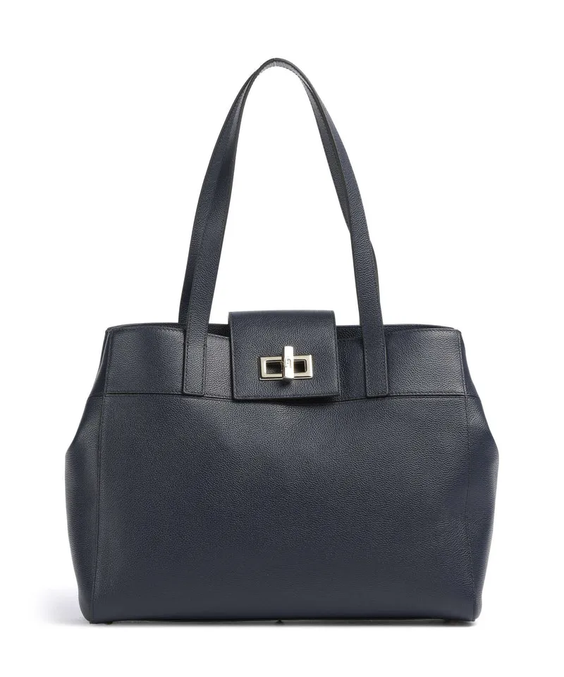 Furla Amelia L Bolsa shopping ink blue
