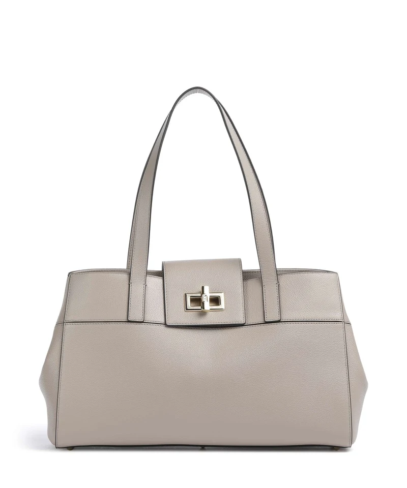 Furla Amelia L Bolsa shopping cachemire gray