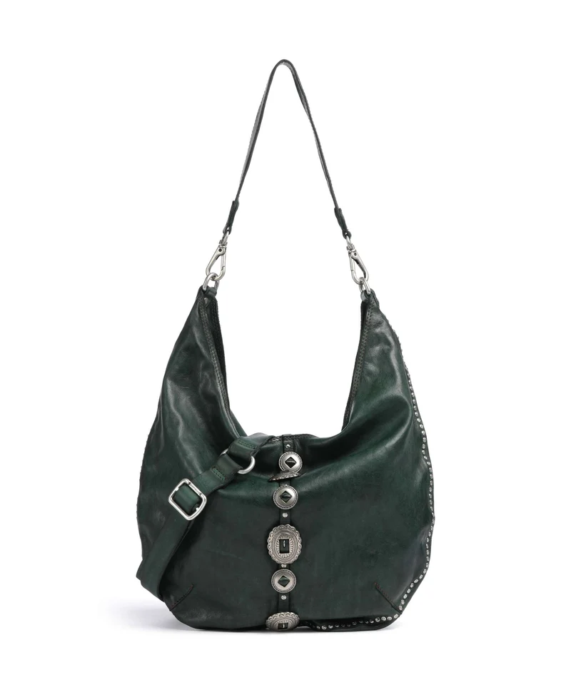 Campomaggi Bolso de hobo green bottle