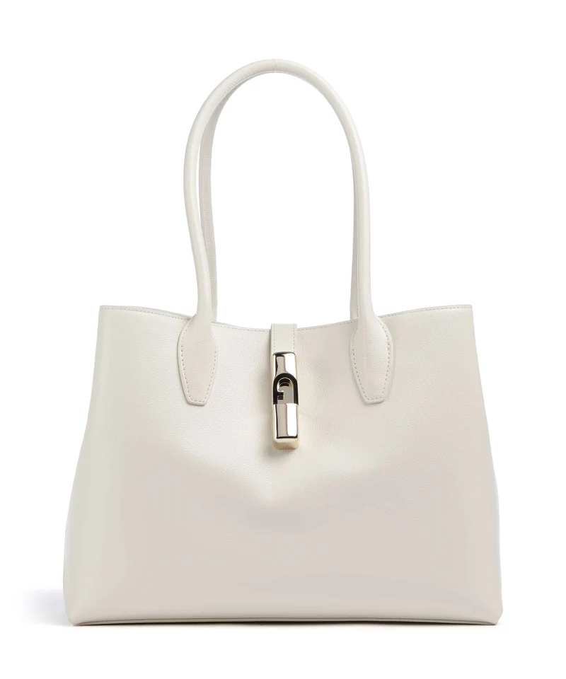 Furla Goccia M Bolsa shopping panna