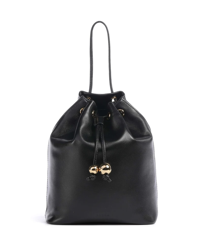 Furla Sfera Soft Mini Bucket bolso de mano nero