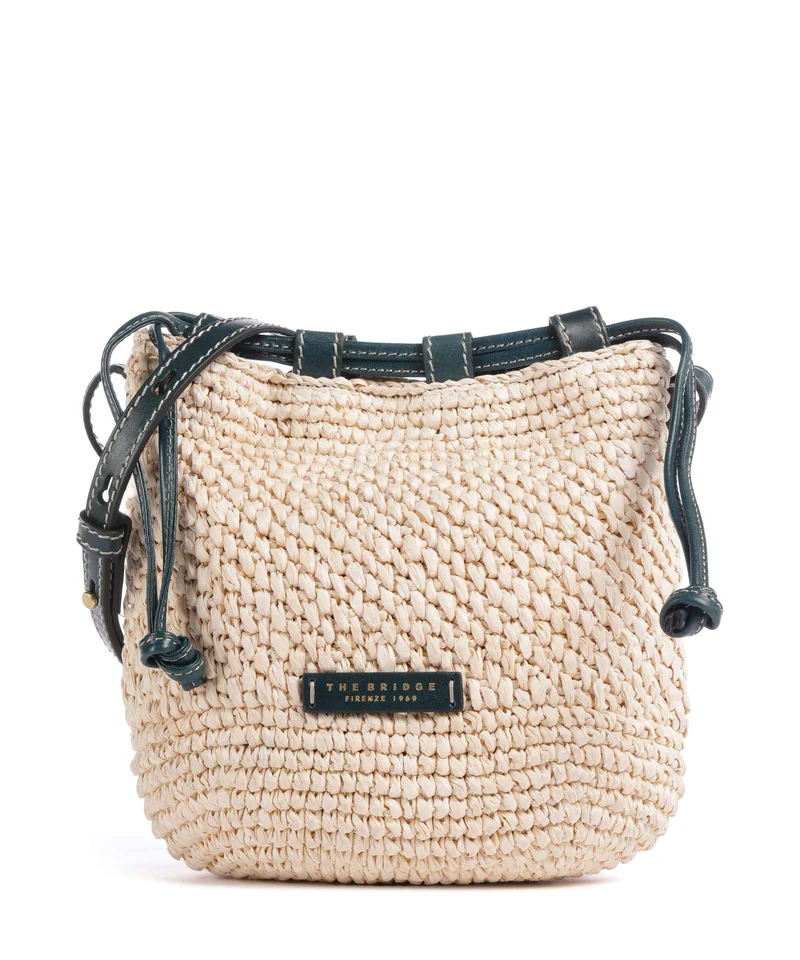The Bridge Luna Bucket bolso de mano pavone