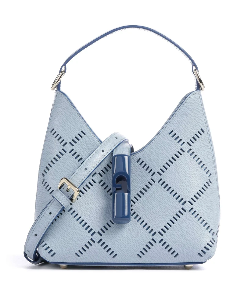Furla Iride Mini Bolso de mano carta da zucchero/indigo int