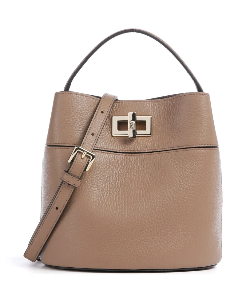 Furla Amelia Mini Bucket bolso de mano toffee