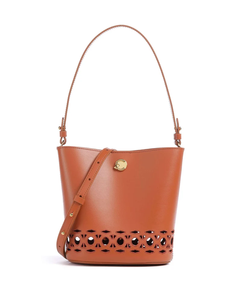 Coccinelle Nikla Monogram Sangallo Bucket bolso de mano crab