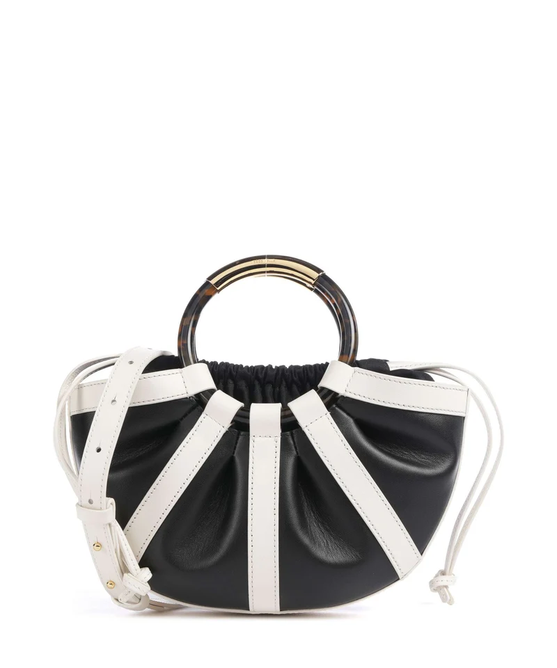 Coccinelle Shell Bolso de mano pearl/noir