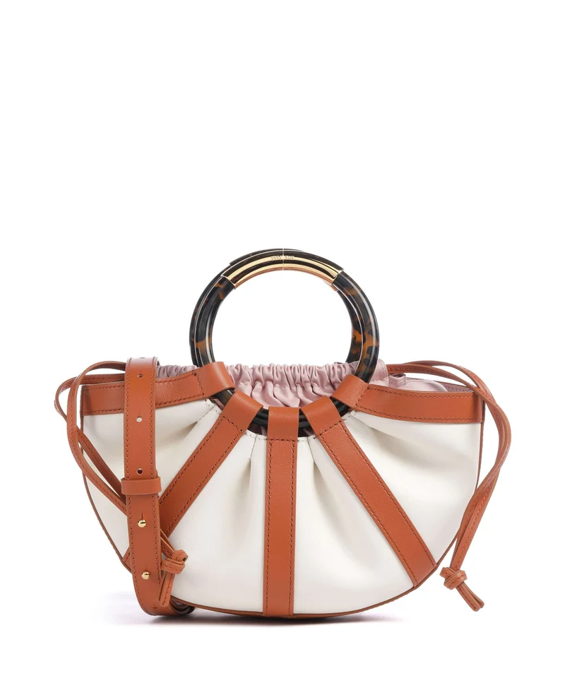 Coccinelle Shell Bolso de mano crab/pearl