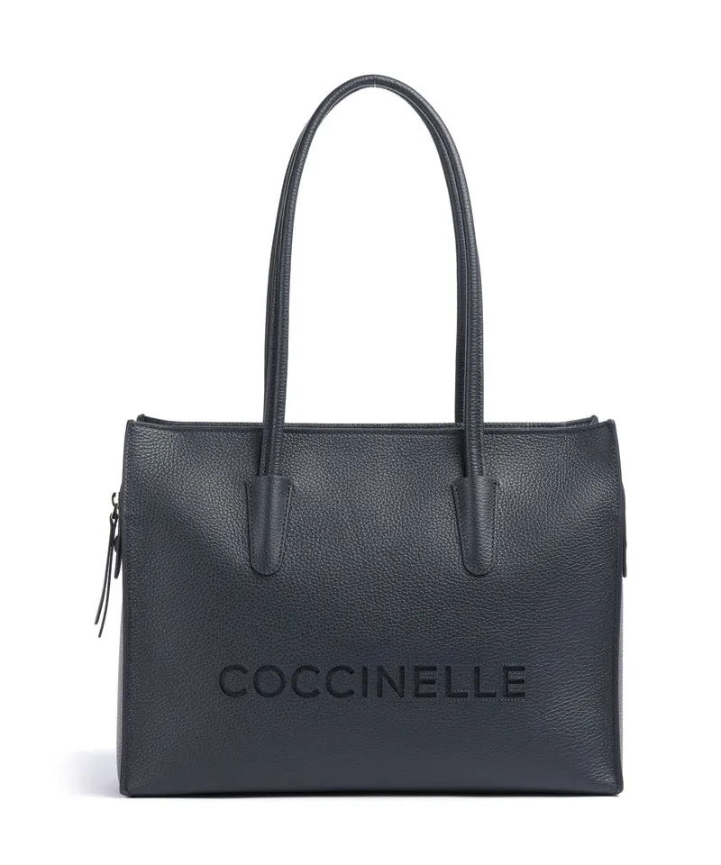 Coccinelle Myrtha Bolsa shopping midnight blue