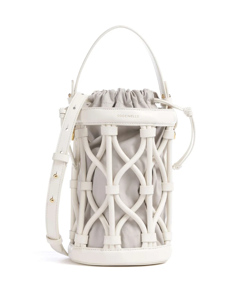 Coccinelle Koi Bucket bolso de mano pearl