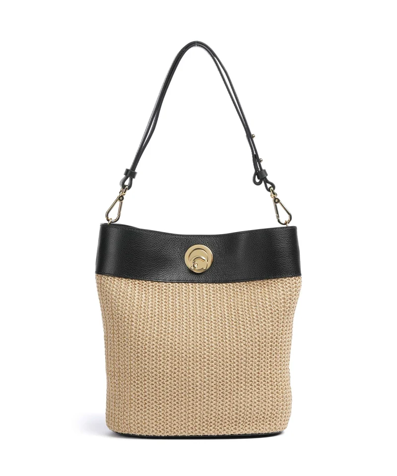 Coccinelle Nikla Bucket bolso de mano natural/noir