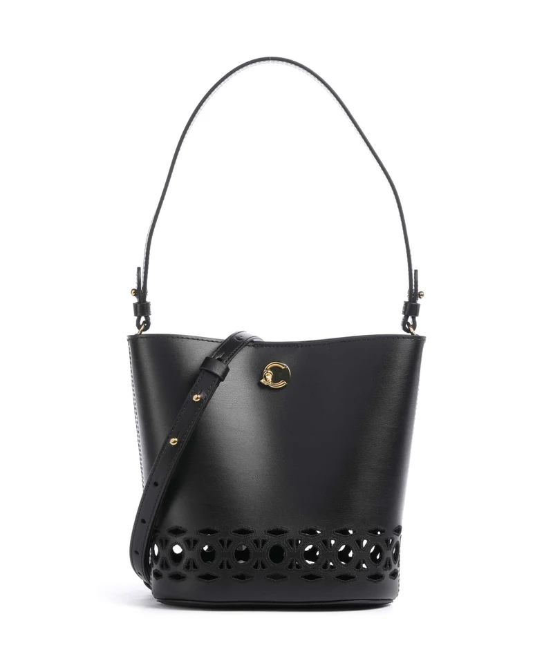 Coccinelle Nikla Monogram Sangallo Bucket bolso de mano noir
