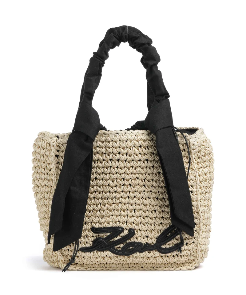 Karl Lagerfeld K/Signature Bolso de mano natural/black