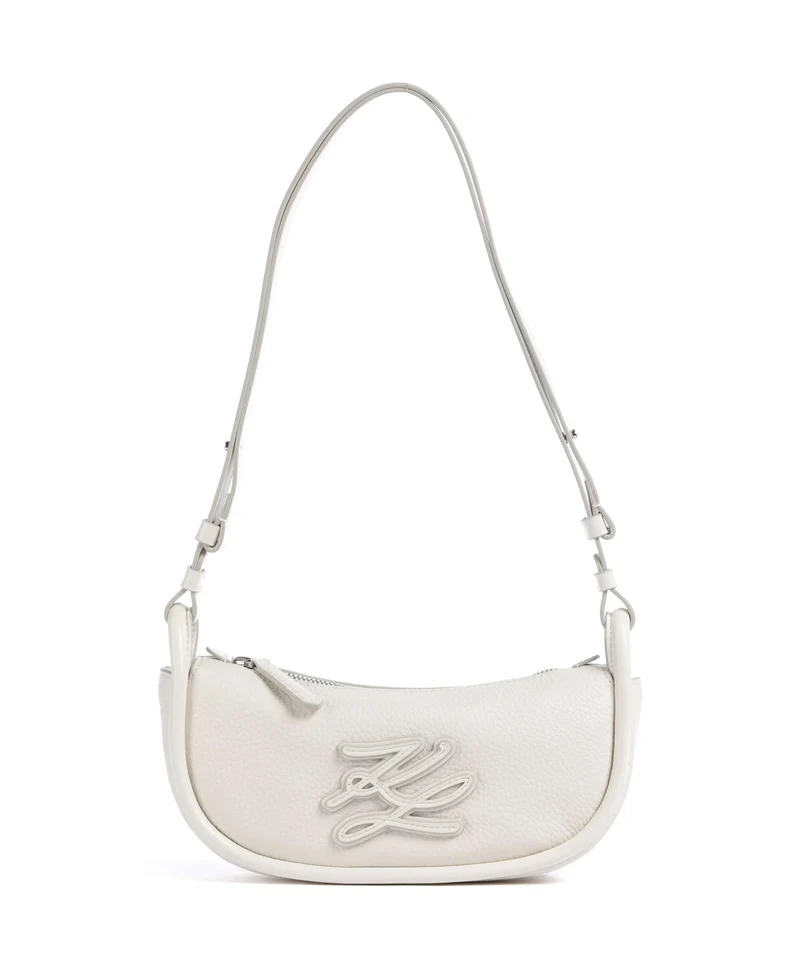 Karl Lagerfeld K/Autograph Small Bolso de hombro off white