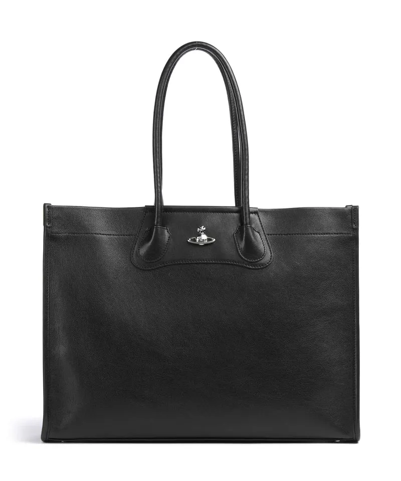 Vivienne Westwood Troy Supple Bolsa shopping black