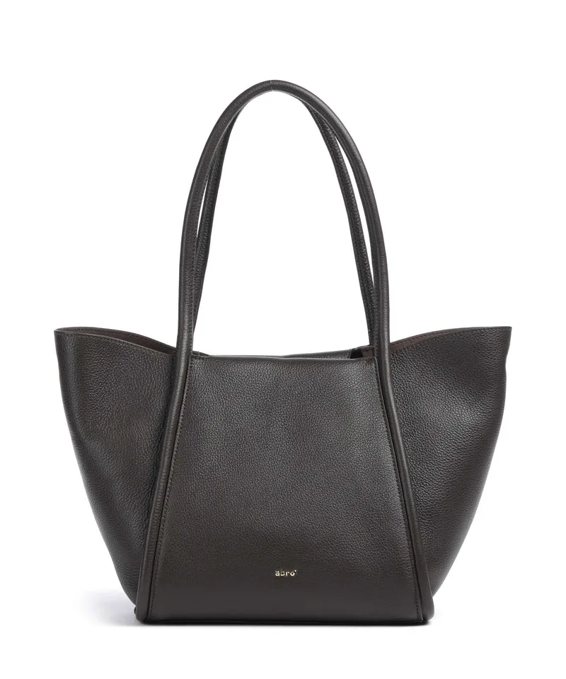 Abro Agave Willow Small Bolsa shopping dark brown