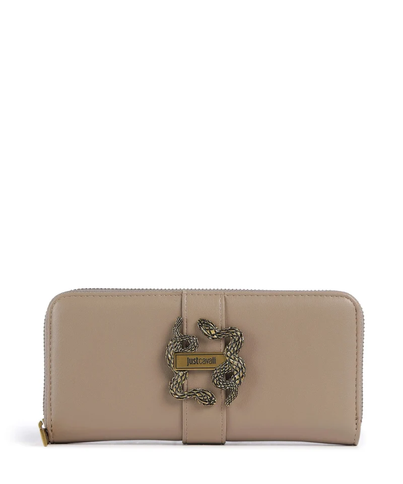 Just Cavalli Iconic Snakes Monedero tan
