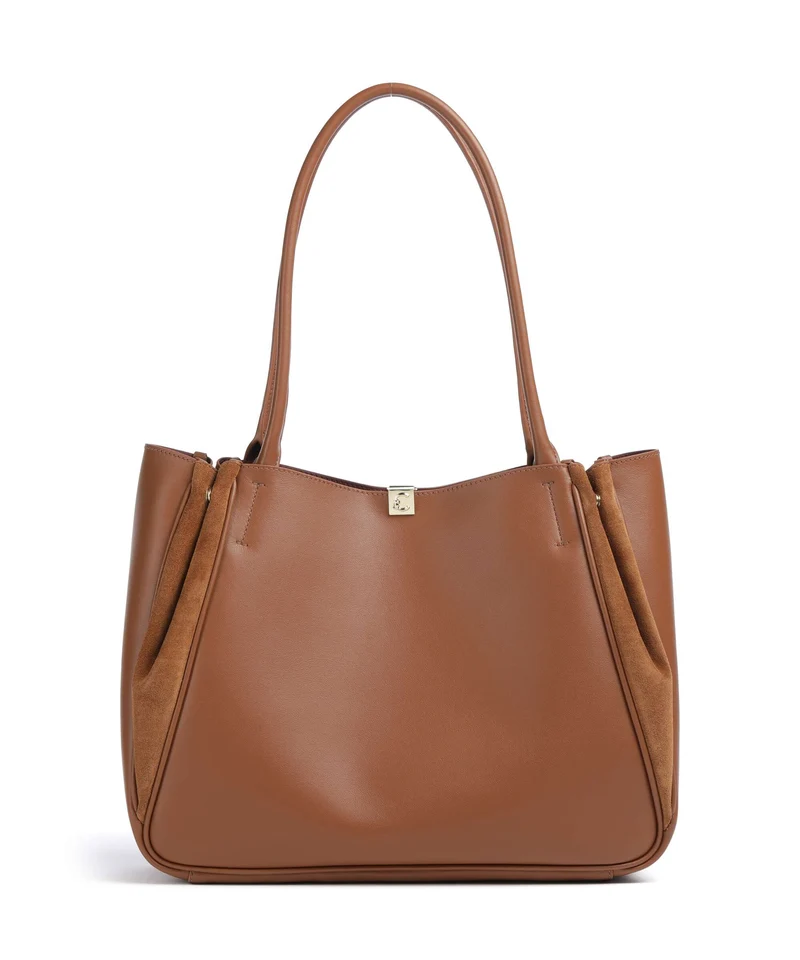 Coccinelle Pansy Bolsa shopping cognac