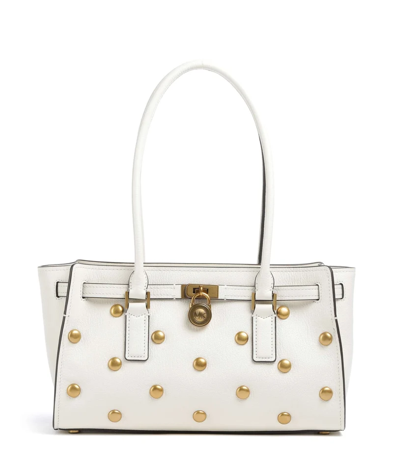 Michael Kors Hamilton Moderne Small Bolso de hombro eggshell