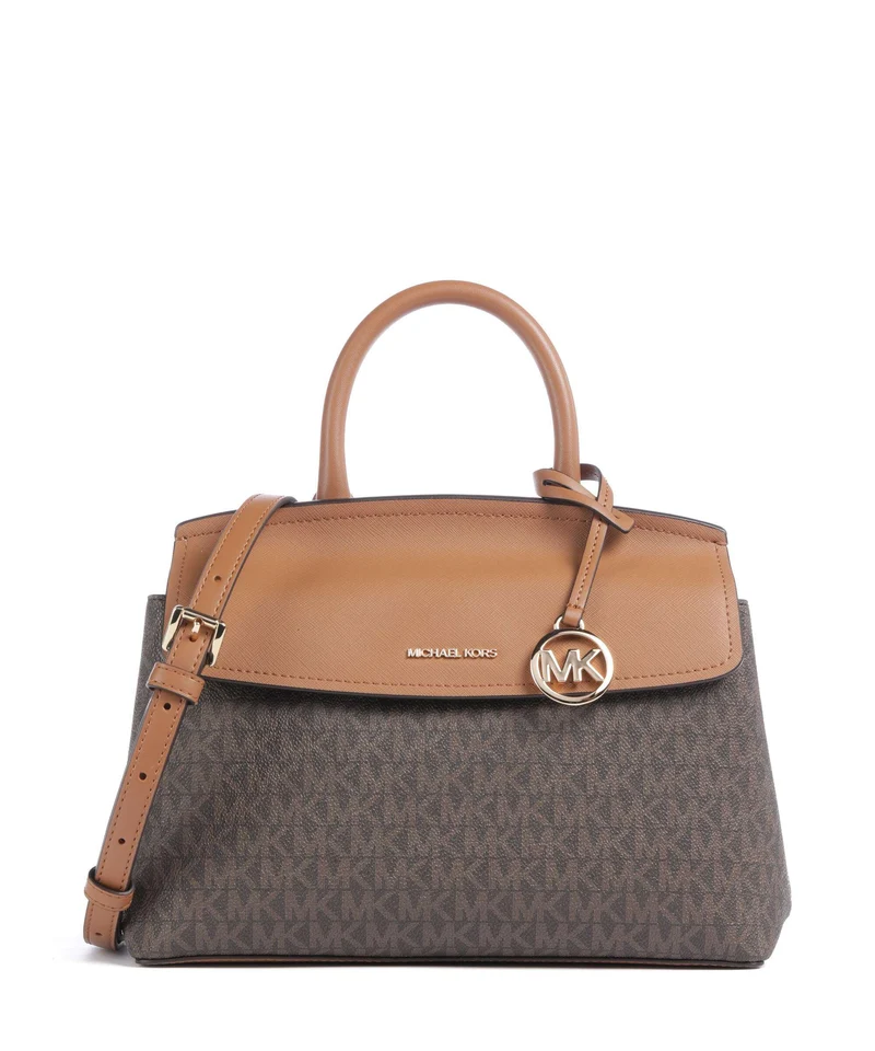 Michael Kors Landry Small Bolso de mano brown/acorn