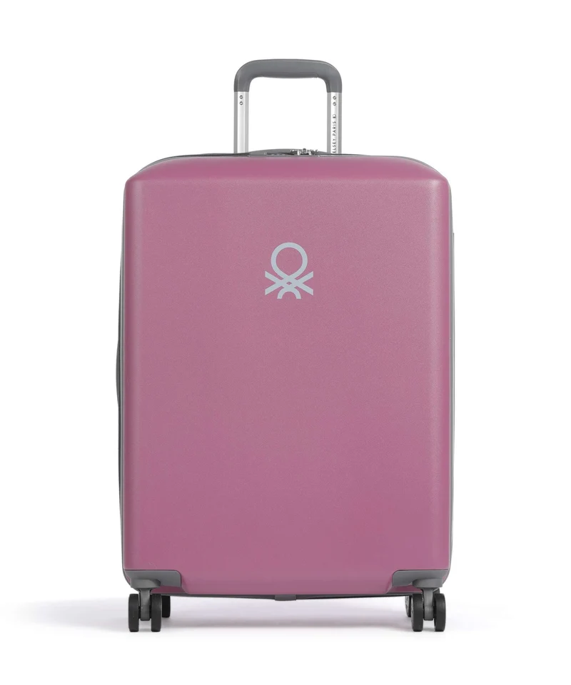 Delsey Paris x United Colors of Benetton UCB Hardside Maleta con 4 ruedas pink