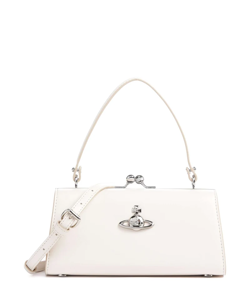 Vivienne Westwood Doll Frame Smooth XL Bolso de mano white