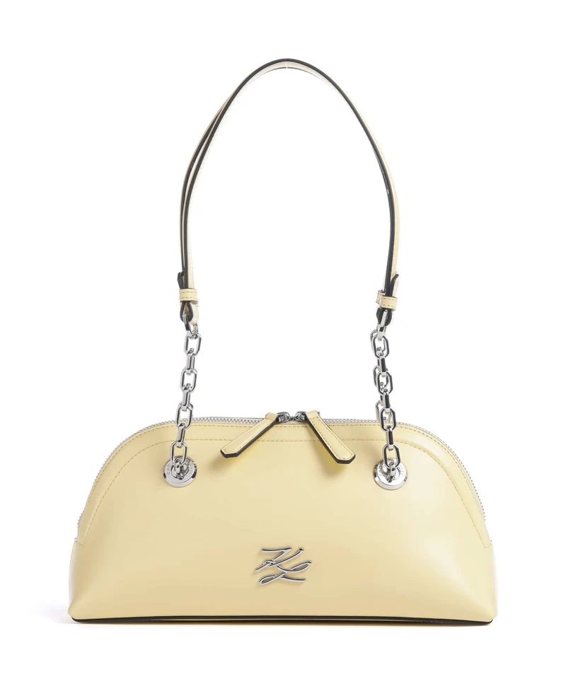 Karl Lagerfeld K/Autograph Bowling Small Bolso de hombro sunlight