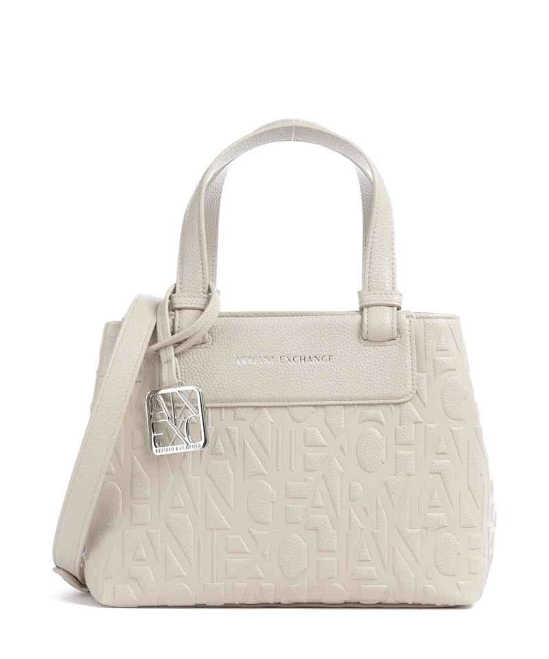 Armani Exchange Liz Monogram S Bolso de mano script