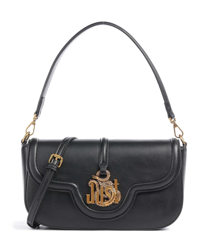 Just Cavalli Just Snake Bolso de hombro black
