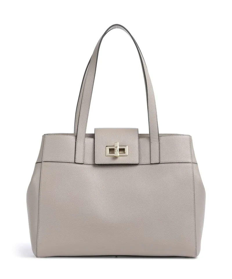 Furla Amelia L Bolsa shopping cachemire gray