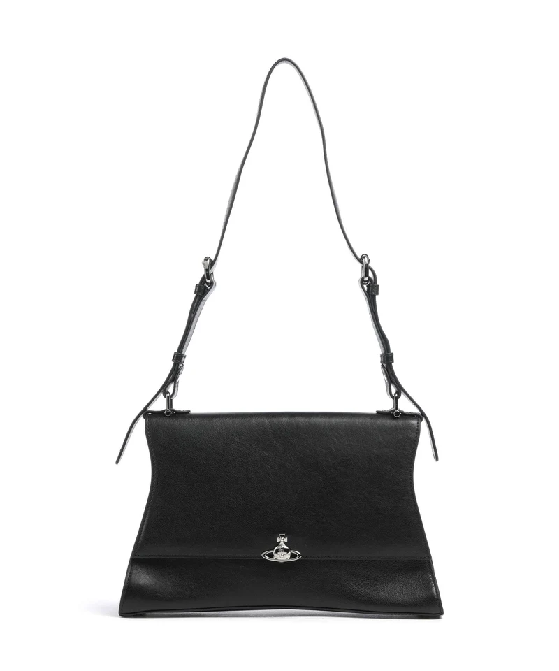 Vivienne Westwood Bianca Supple Medium Bolso de hombro black
