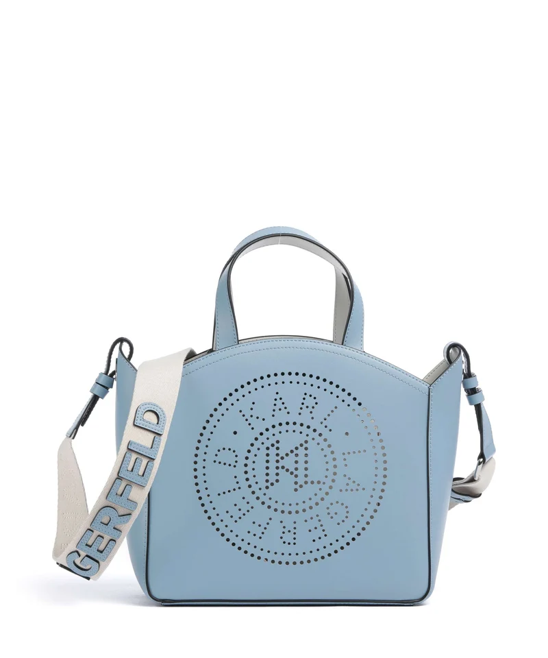 Karl Lagerfeld K/Circle Small Bolso de mano blue bloom