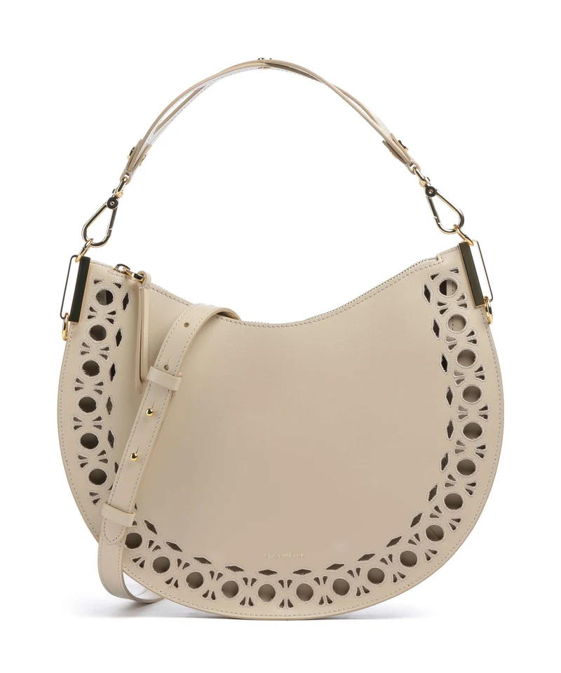 Coccinelle Sunup Monogram Sangallo Bolso de hobo sandshell